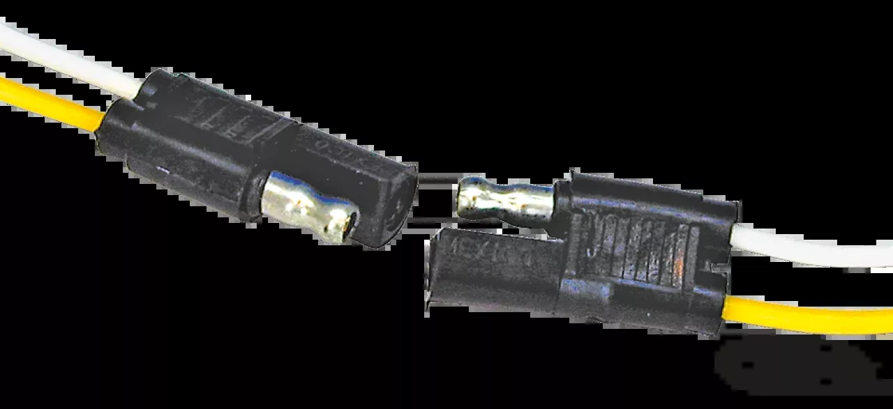 Connector, 2-pole flat type For Harley-Davidson