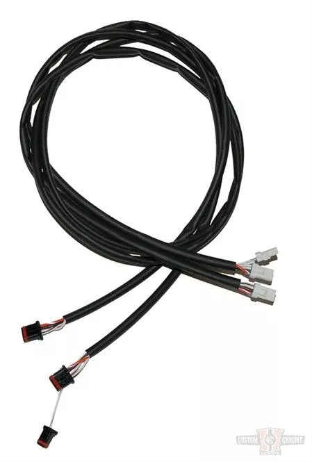 Control de manillar completo con arnés, de 48", Plug-n-Play, para Harley-Davidson