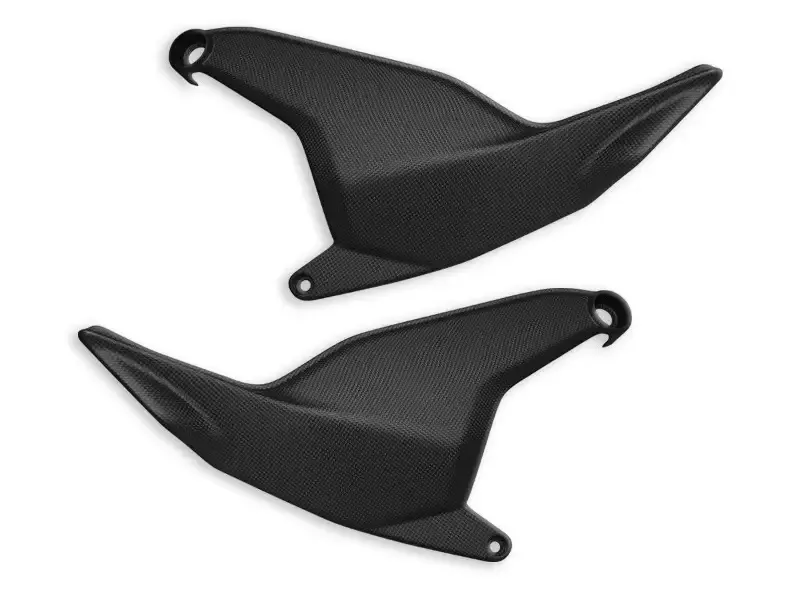 CRB105O – DIAVEL V4 MATT CARBON REAR FRAME COVERS