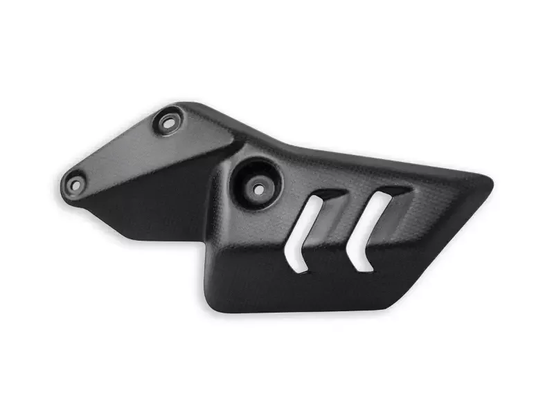 CRB128O – DIAVEL V4 LEFT EXHAUST HEAT SHIELD MATT CARBON