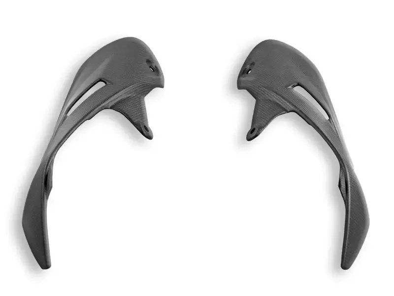 CRB162O – HM 698 MONO MATT CARBON EXHAUST TOP GUARDS