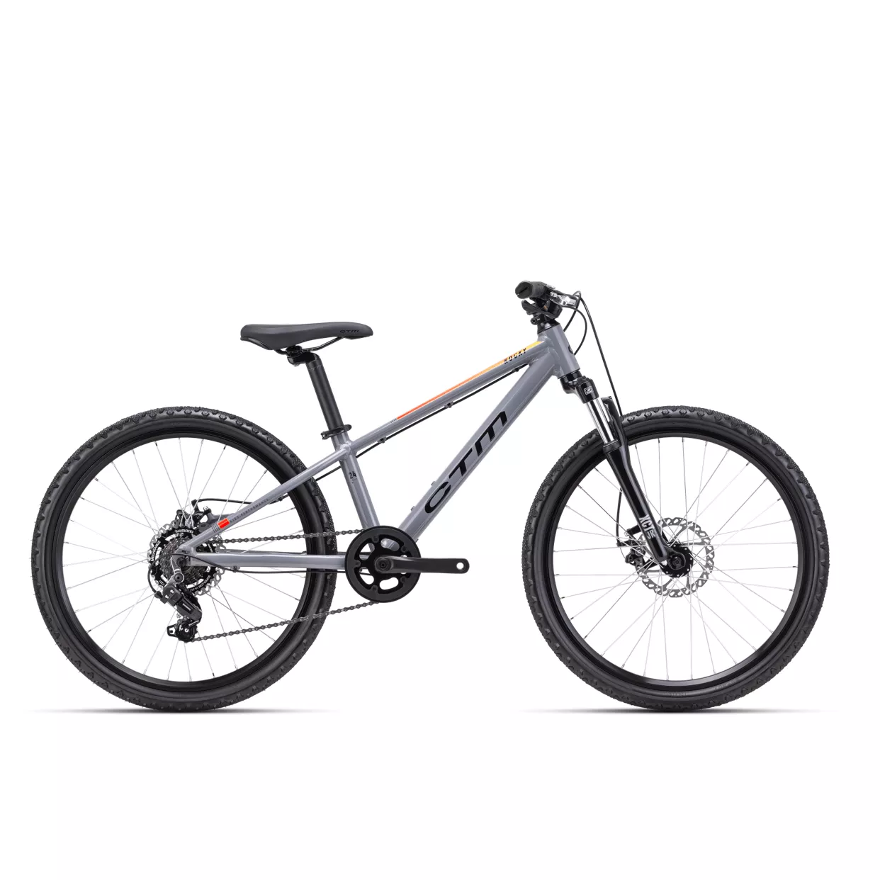 CTM ROCKY 3.0 24" kids bicycle - grey