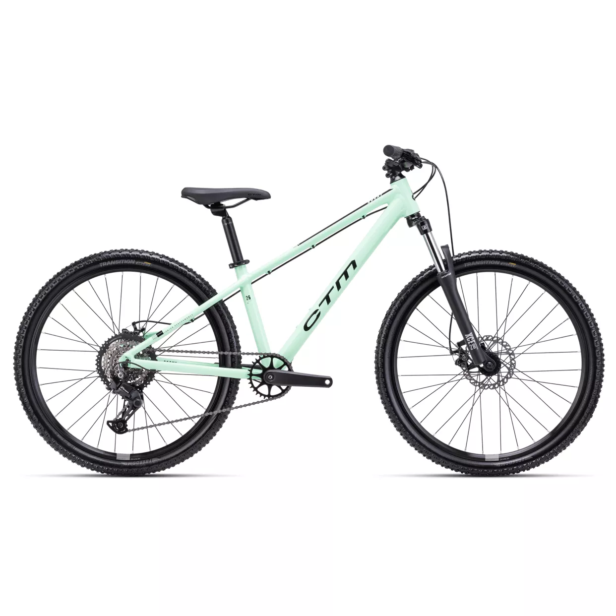 CTM ROCKY JUMP 26" bicycle - pastel green