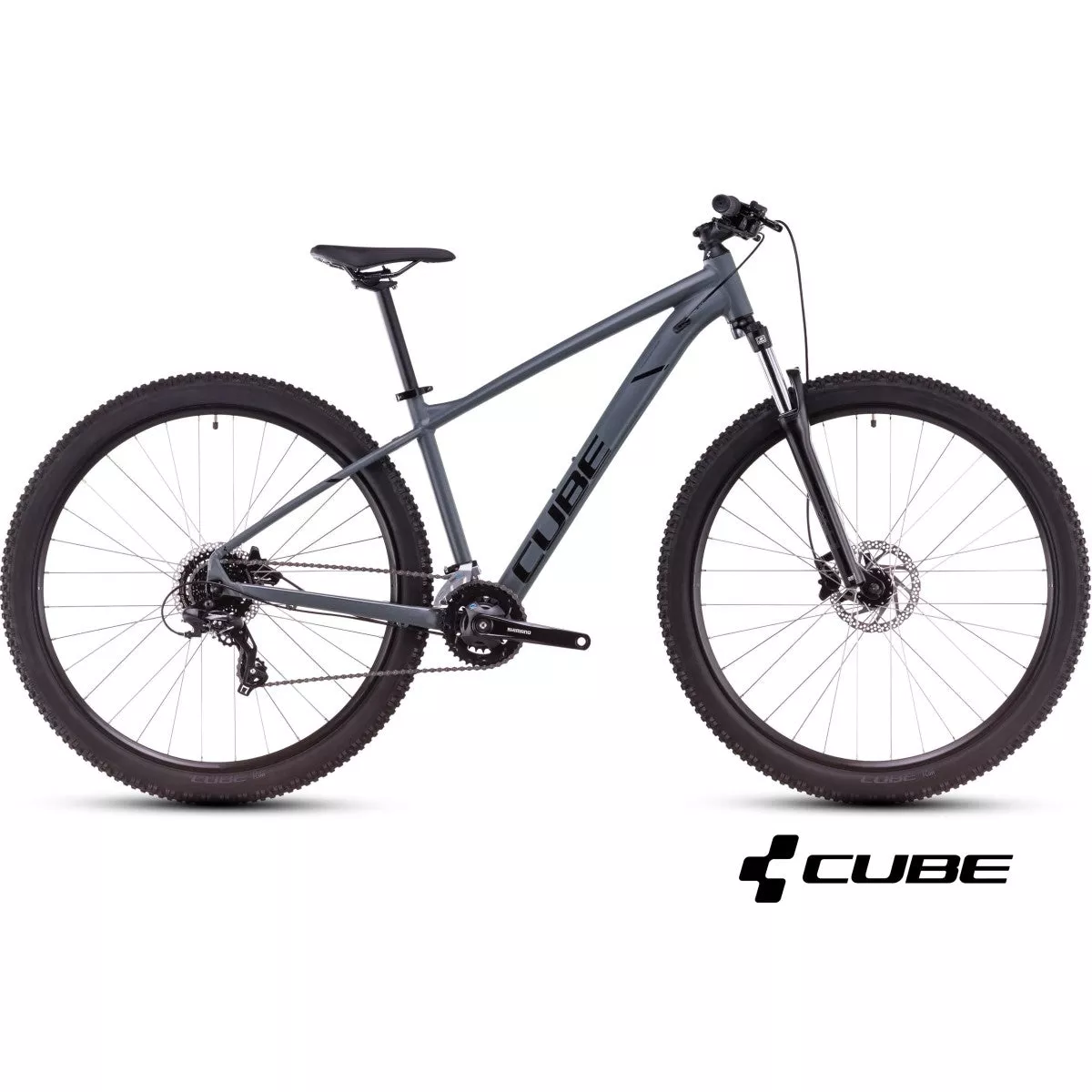 CUBE AIM ONE 29 mountain bike - foggyblacknblack