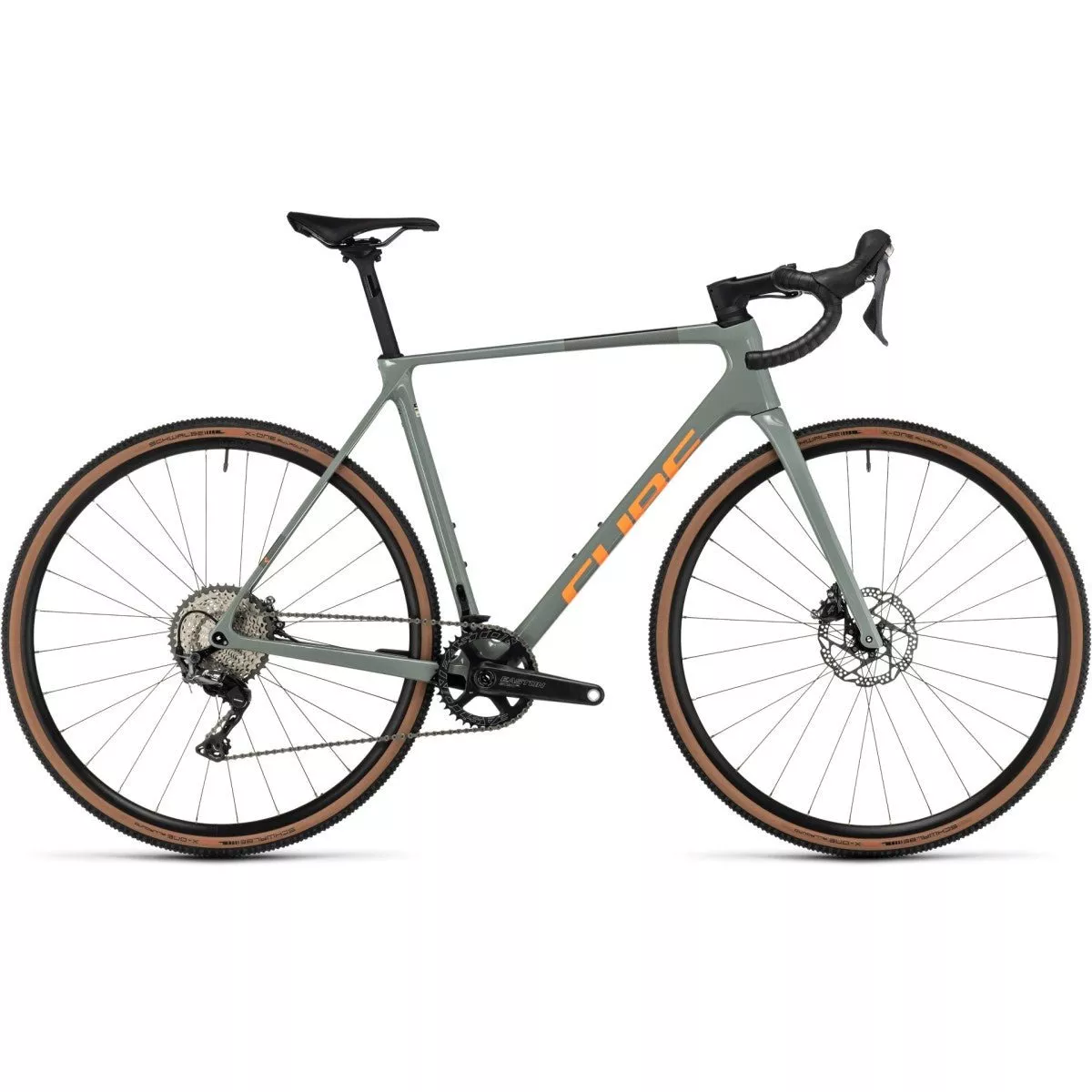 CUBE CROSS RACE C:62 PRO carbon cyclocross bike - swampgrey/orange
