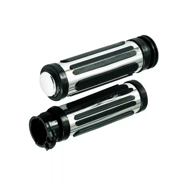 Cushion Stripe Throttle Grip Set For Harley-Davidson