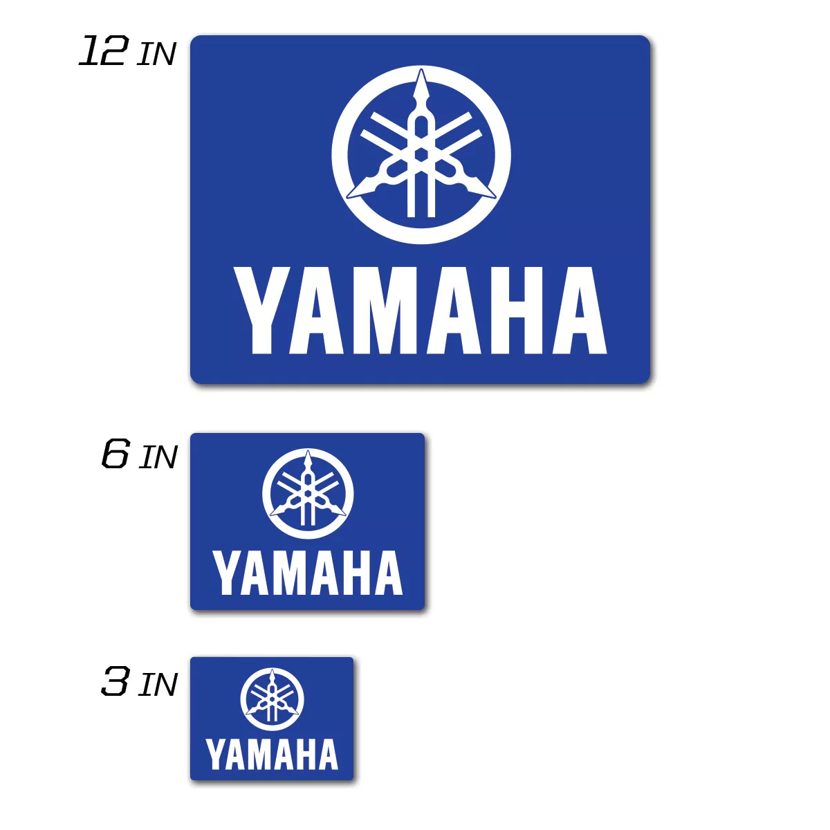 D-COR Yamaha Icon Decal 6-Inch Square - Model 40-50-109