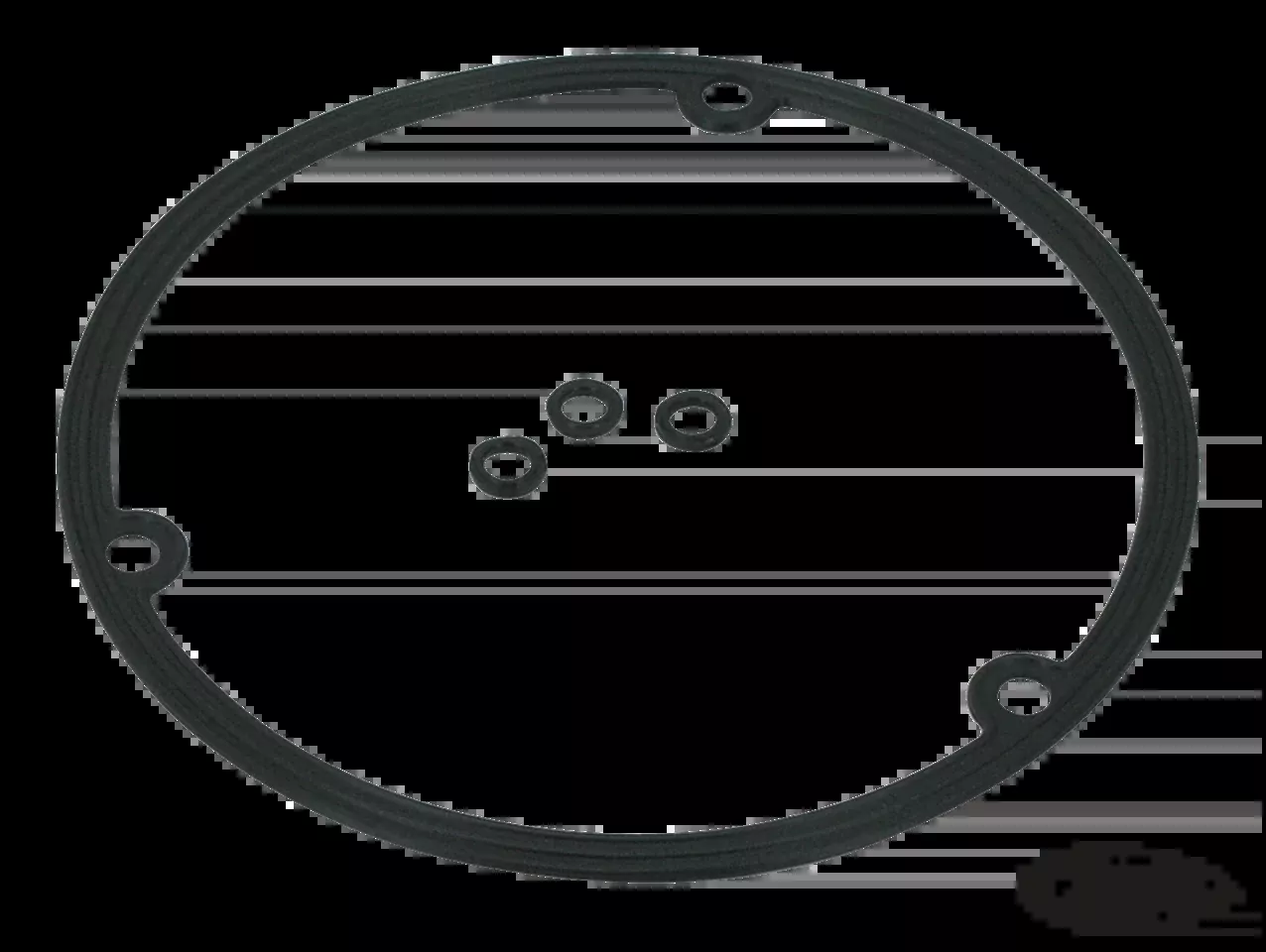 Derby Cover Gasket Kit for Harley Davidson Big Twin 1970-1998