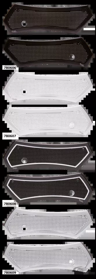 DIAMOND LATCH COVER CONTR CUT 97-13 For Harley-Davidson