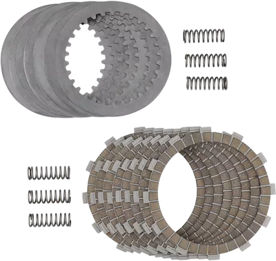 DP BRAKES Complete Clutch Kit with Friction Discs, Steel Drive Plates & Springs for YZ450F & WR450F YZ/WR450 - DPK243