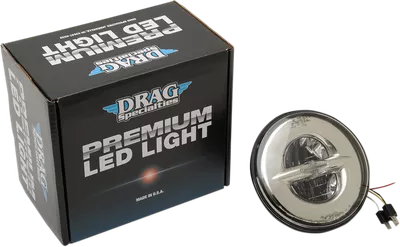 DRAG SPECIALTIES 7" Reflector-Style Headlight - Chrome 0552864