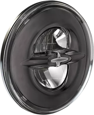DRAG SPECIALTIES 7" Reflector-Style LED Headlamp - Dark Chrome 0556204