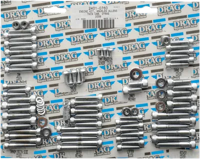 DRAG SPECIALTIES Bolt Kit - Knurled Motor MK658