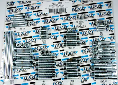 DRAG SPECIALTIES Bolt Kit - Motor - Smooth - Softail MK699S
