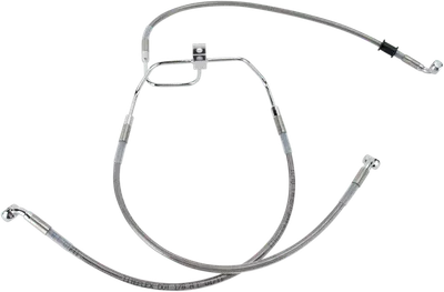 DRAG SPECIALTIES Brake Line - +2" - Stainless Steel - FXDF '08-'17 660325-2