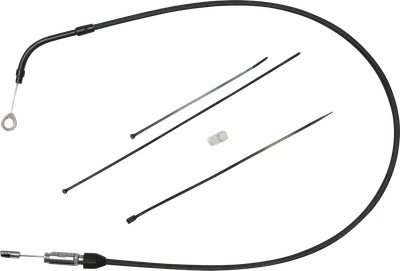 DRAG SPECIALTIES Clutch Cable - Upper - Bent Tube - 47" - Black/Black 6323508HE