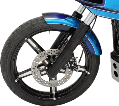 DRAG SPECIALTIES Fender-To-Fork Adapters - Black 1410-0098