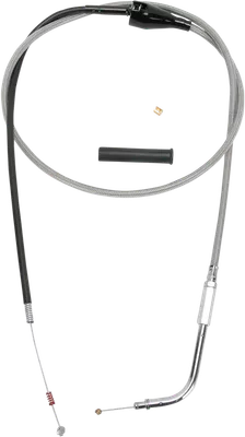 DRAG SPECIALTIES Idle Cable - 48" - Braided 5343148B