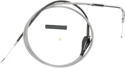 DRAG SPECIALTIES Idle Cable - 56" - Braided 5342856B