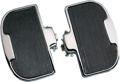 DRAG SPECIALTIES Passenger Floorboards - Black/Chrome - GL1000/1100 057005-BX-LB2