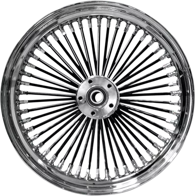 DRAG SPECIALTIES Rear Wheel - Single Disc/No ABS - Black Chrome - 16"x3.50" - '02-'07 FLHT 04635-3516BS
