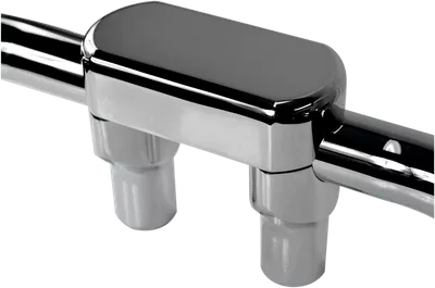 DRAG SPECIALTIES Risers - 3" - Big Buffalo - Top - Chrome 0602-0602