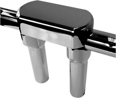 DRAG SPECIALTIES Risers - 6" - Big Buffalo - Top - Chrome 0602-0608