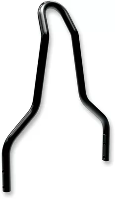 DRAG SPECIALTIES Round Tapered Sissy Bar - Black - 11"H x 11"W 50263819