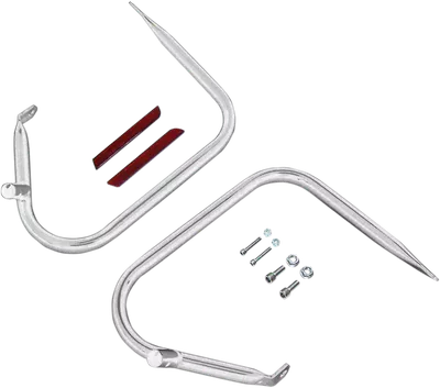 DRAG SPECIALTIES Saddlebag Guards - Chrome 21039