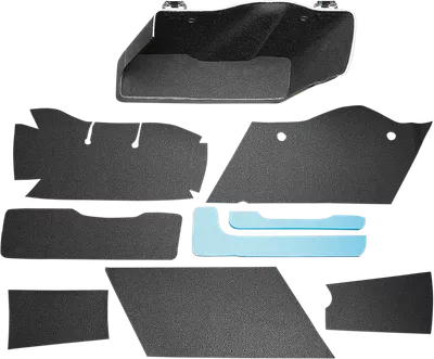 DRAG SPECIALTIES Saddlebag Lining Kit - Black - FL '93-'13 DS710116
