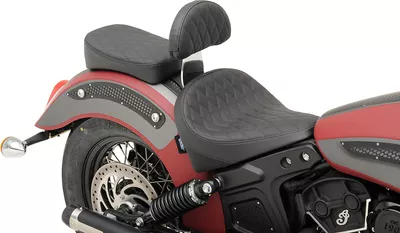 DRAG SPECIALTIES Sissy Bar Pad - Diamond Stitched - Black - Scout/Scout Sixty '15-'21 0822-0319