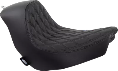 DRAG SPECIALTIES Solo Seat - Double Diamond - Black Stitching - FL/FX '18-'23 0802-1513