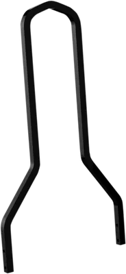 DRAG SPECIALTIES Square Sissy Bar - Black - 15.5"H x 11"W 50262808