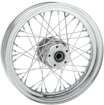 DRAG SPECIALTIES Wheel - Laced - 40 Spoke - Front - Chrome - 16x3 - '00-'07 FLT 64456