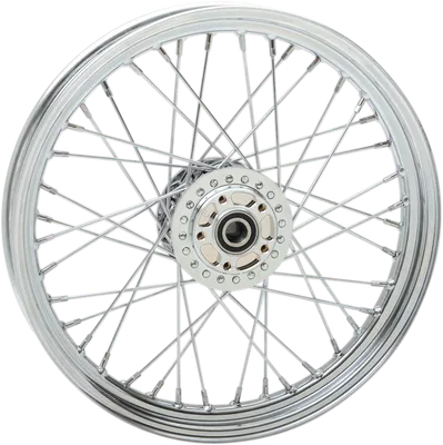 DRAG SPECIALTIES Wheel - Laced - 40 Spoke - Front - Chrome - 19x2.5 - '04-'05 FXD 63148