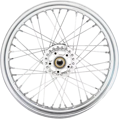DRAG SPECIALTIES Wheel - Laced - 40 Spoke - Front - Chrome - 19x2.5 - '11+ 1200C/1200X 64561D