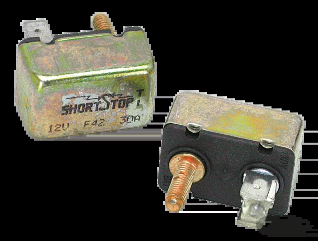 Dual output circuit breaker assy 30 Amp. For Harley-Davidson