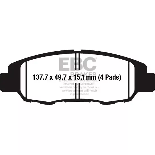 EBC - EBC Brake Pad (FA4669/4)
