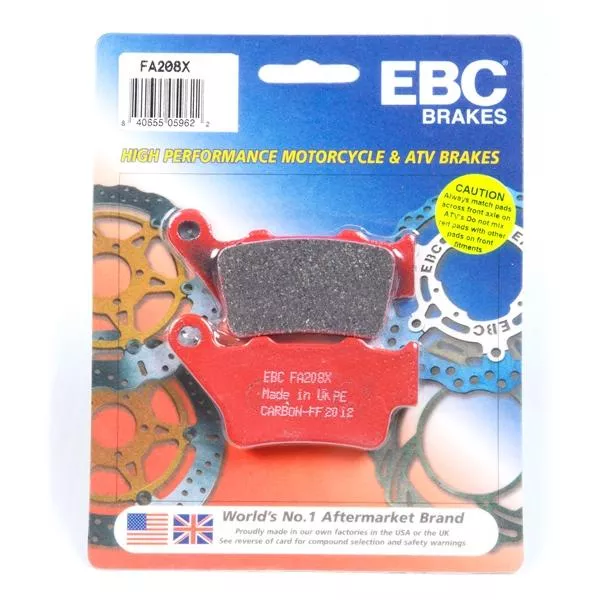 EBC - Rear brake pads (FA208X) - Husaberg KTM Husqvarna Yamaha