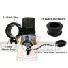 Eklipes Viper Handlebar Mount for 12 Volt Power Socket, Black For Harley-Davidson