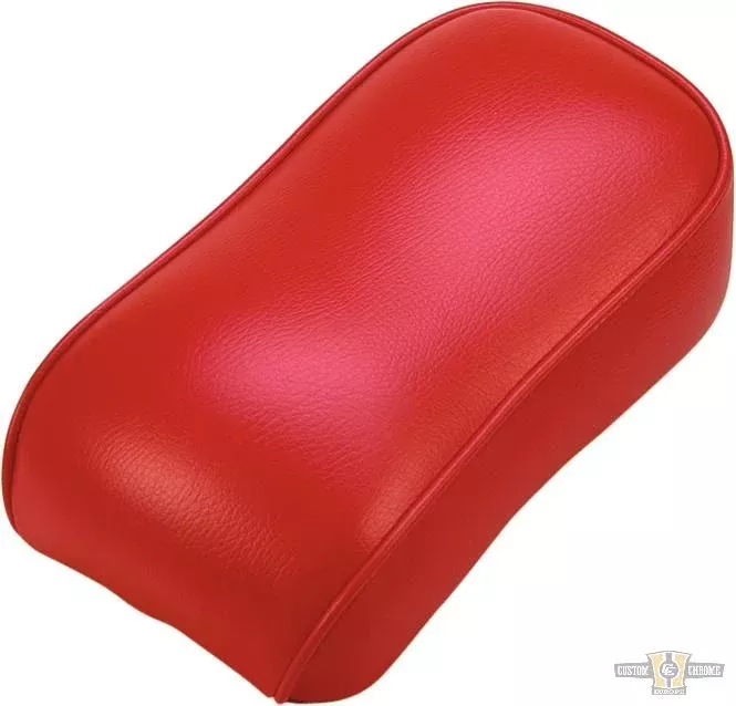 EZ Deluxe Smooth Suction Pillion Pad Red For Harley-Davidson