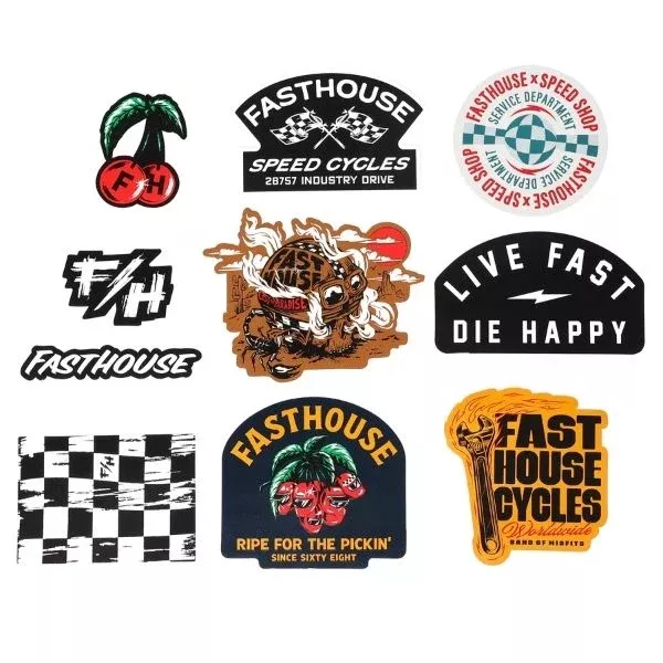 Fasthouse - Fall 25 Decals (10 Pack)