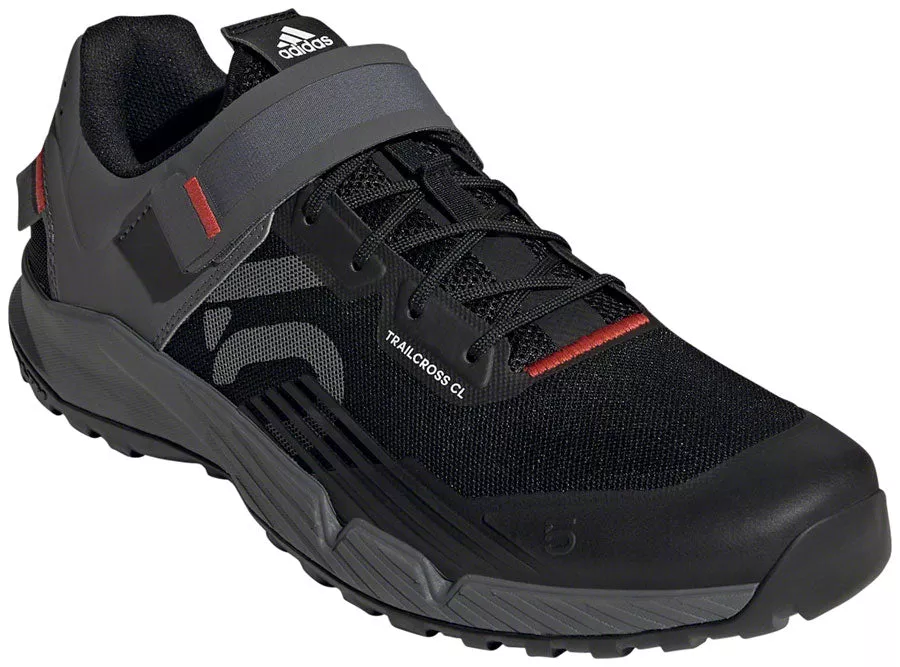Five Ten Trailcross Mountain Clipless Shoes - Men's Core BLK/Gray Three/Red 11.5