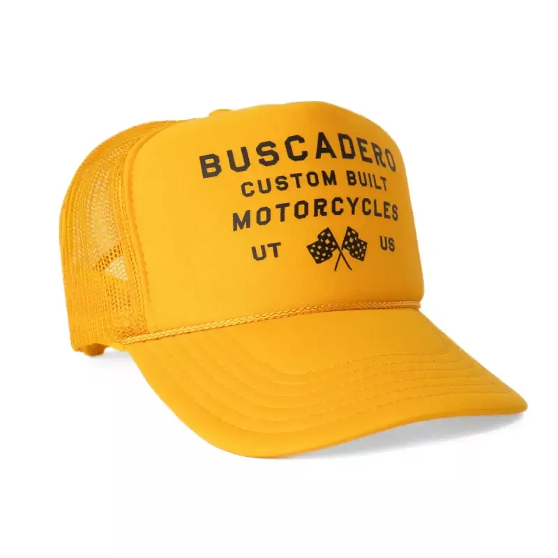 ‘Flags’ Foam Trucker Hat – Gold
