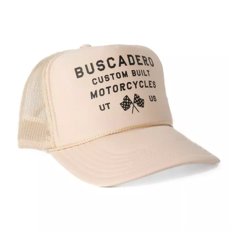 ‘Flags’ Foam Trucker Hat – Off White