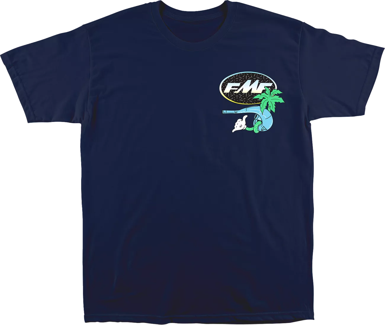 FMF Day-Glo Navy T-Shirt - Large SU25118901NVYLG