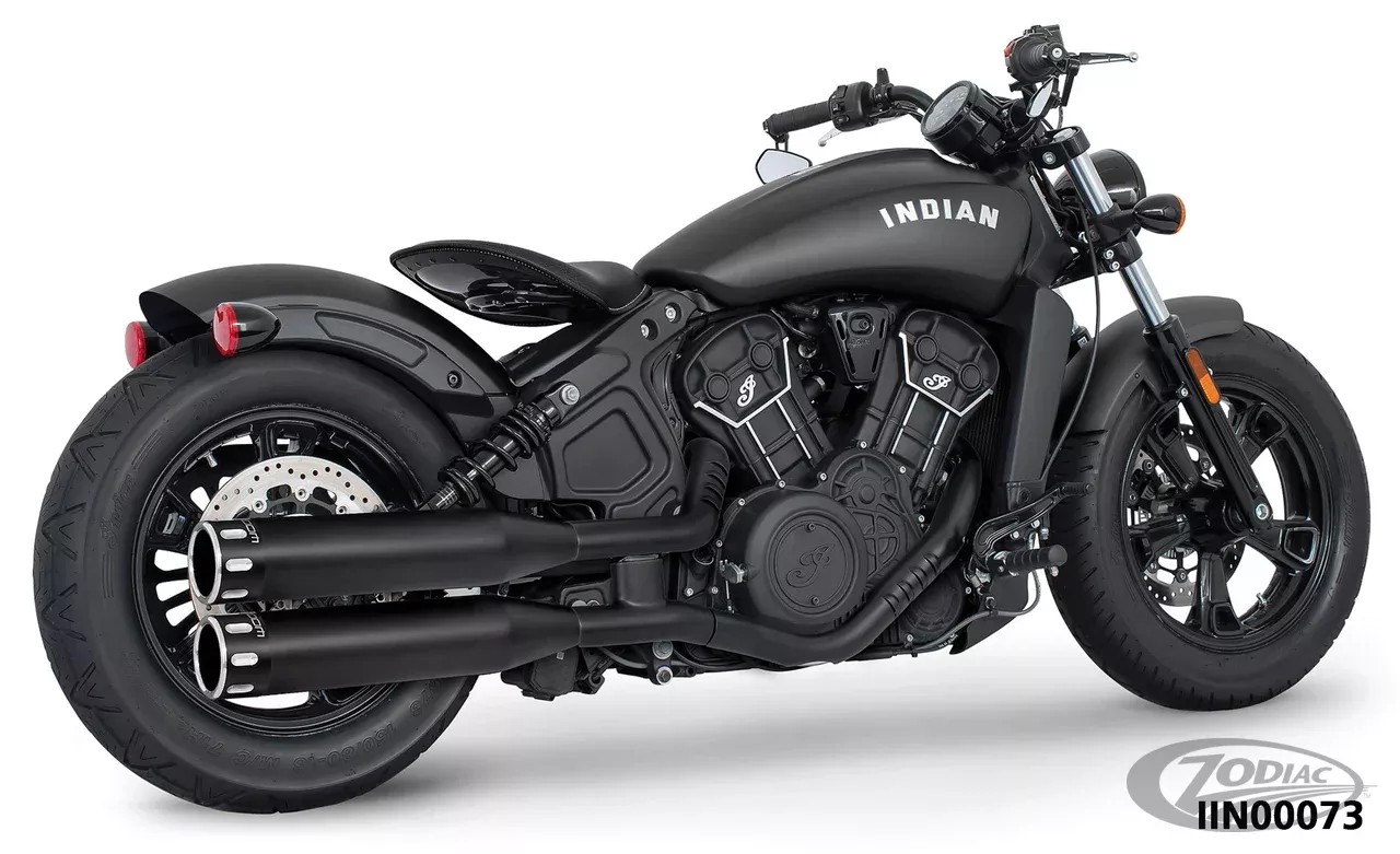 Freedom Eagle mufflers blk/blk Scout14up For Harley-Davidson