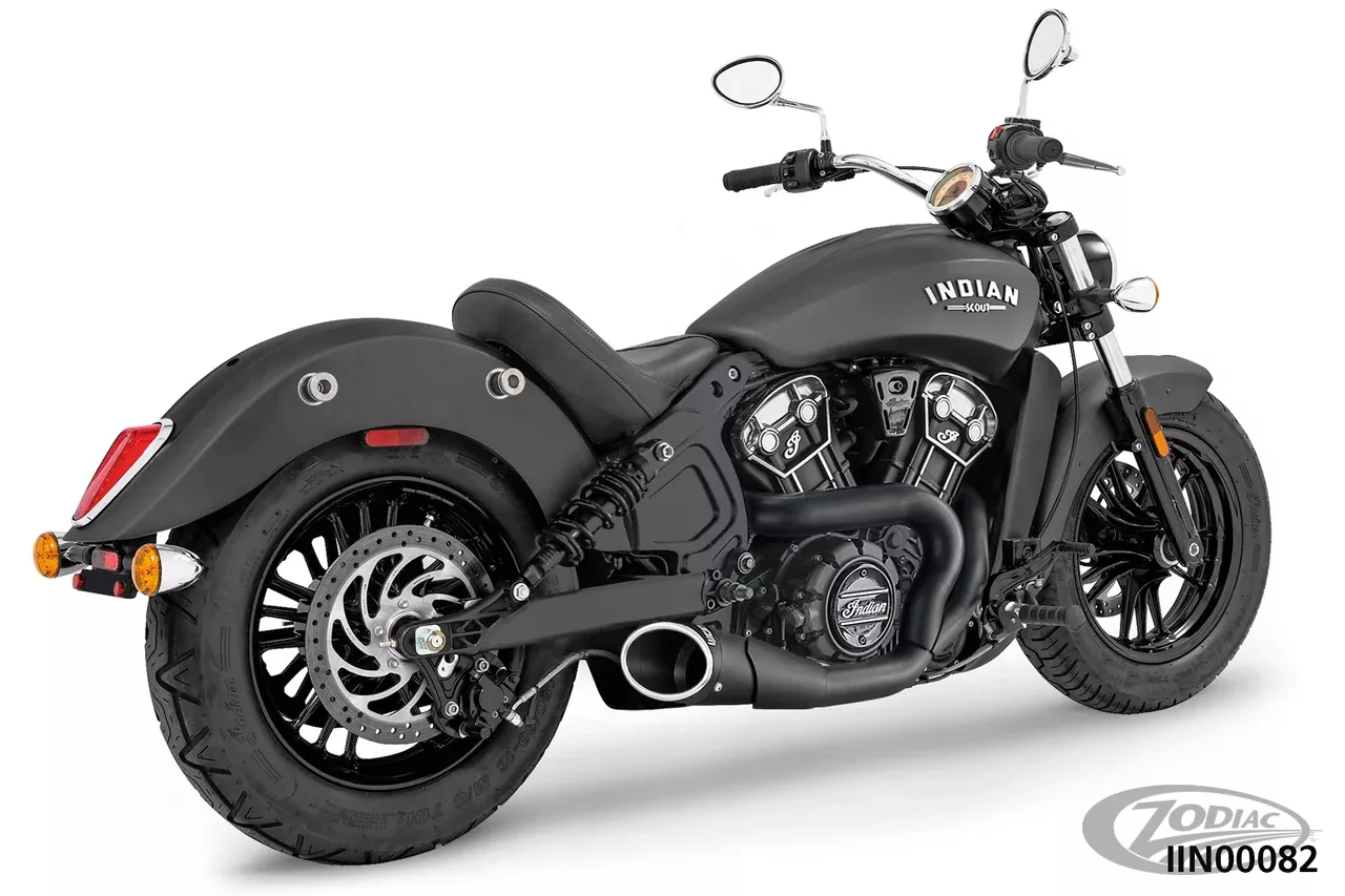 FREEDOM INDIAN SCOUT 2:1 SHORTY BK/BK For Harley-Davidson