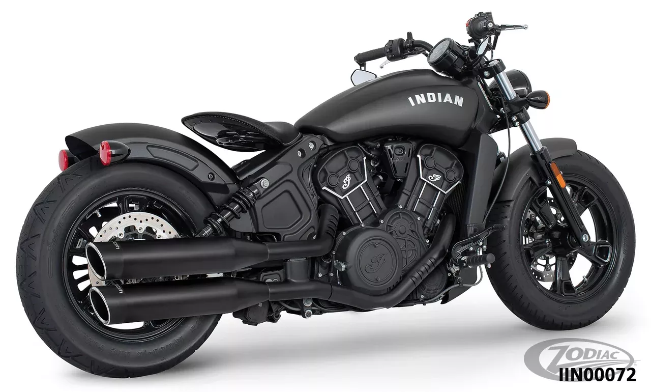 Freedom Liberty mufflers blk/blk Scout14 For Harley-Davidson