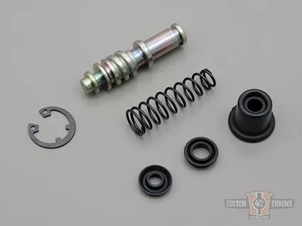 Front Master Cylinder Rebuild Kit, Dual 1/2" Bore Disc Brakes for Harley-Davidson